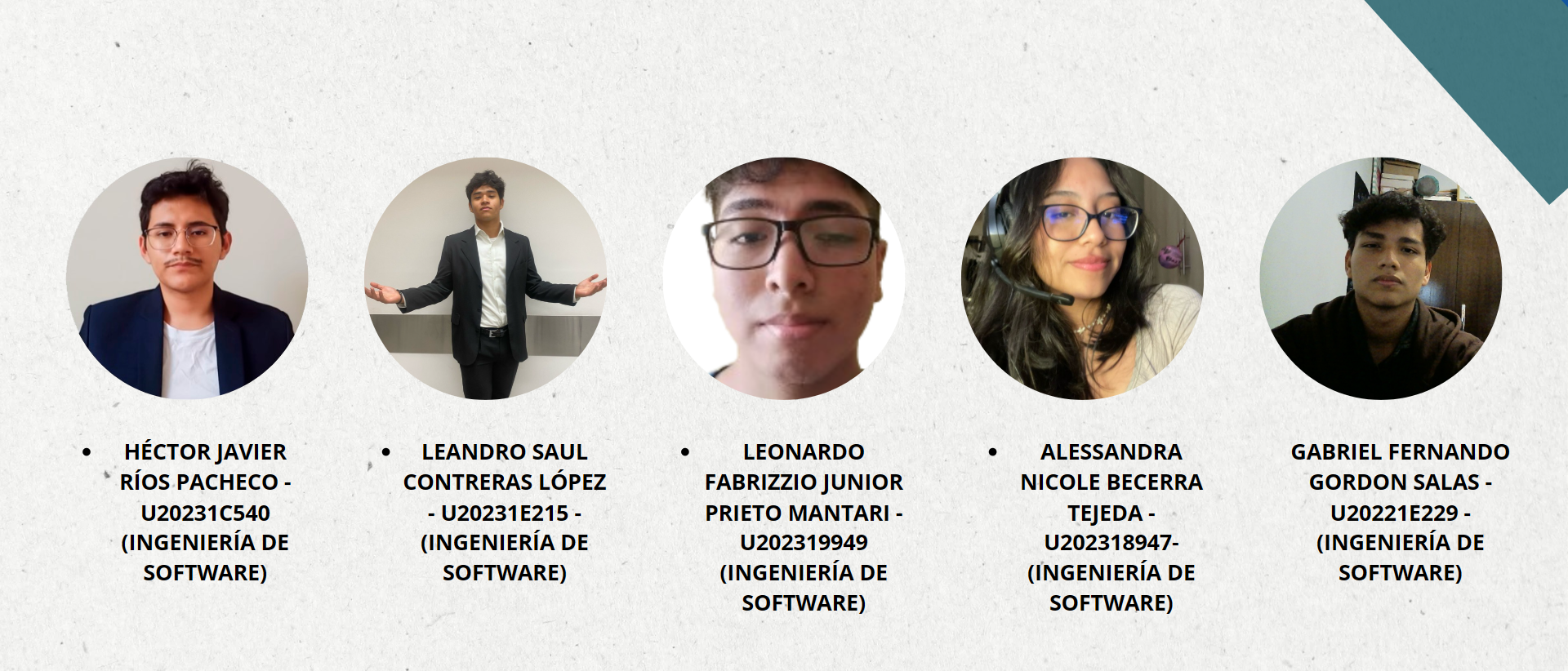 Integrantes del equipo DyeTex